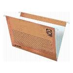 Ybarra Carpeta Colgante 240 X 315 Mm Cristal Kraft Bicolor Visor Superior 80 Mm 40002...