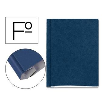 Carpeta Proyectos Carton Compacto Gio Folio Azul -con Fuelle E Interiores (p