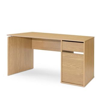 Mesa De Ordenador Escritorio Con Altillo 135 Cm. Blanco Y Roble. Para  Habitación Juvenil, Estudio, Despacho 74x135x50 con Ofertas en Carrefour