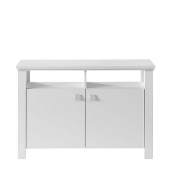 Topkit | Mueble De Almacenaje Cantabria 2060 | 105 Cm Ancho | Mueble De Salon|aparador| Blanco