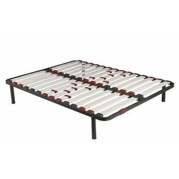 Canapé Abatible Arcón De Madera Con Patas Transpirable Altura 34,5 Cm -  Cambrian - 140x200 Cm con Ofertas en Carrefour