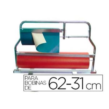 Portarrollo Mostrador Corta Papel Pintado Para Bobinas De 62-31 Cm