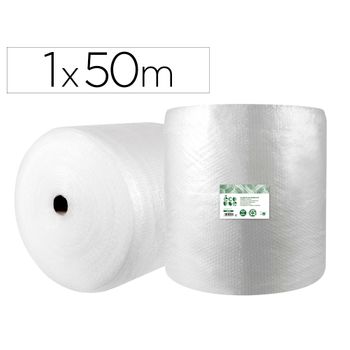 Plastico Burbuja Liderpapel Ecouse 1x50m 30% De Plastico Reciclado