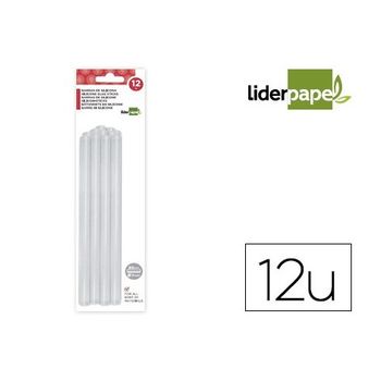 Barras Termofusible Liderpapel 7 Mm De Diametro X 200 Mm De Alto Blister De 12 Unidades