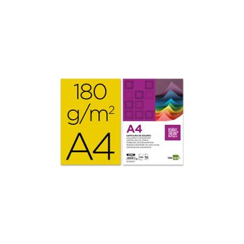 Cartulina Liderpapel A4 180g/m2 Oro Paquete De 100