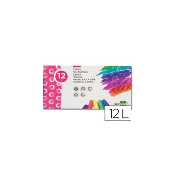 Lapices Cera Blanda Liderpapel -caja De 12 Colores