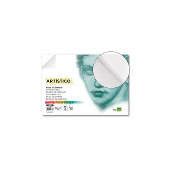 BLOC DIBUJO LIDERPAPEL ARTISTICO ESPIRAL 460X325MM 20 HOJAS 130G M2 SIN  RECUADRO PERFORADO