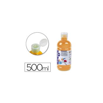 Tempera Liquida Liderpapel Escolar 500 Ml Naranja