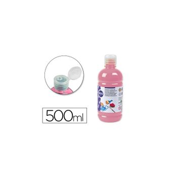 Tempera Liquida Liderpapel Escolar 500 Ml Rosa