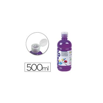 Tempera Liquida Liderpapel Escolar 500 Ml Violeta