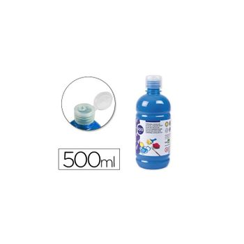 Tempera Liquida Liderpapel Escolar 500 Ml Azul