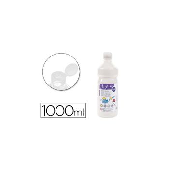 Tempera Liquida Liderpapel Escolar 1000 Ml Blanco