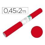 Rollo Adhesivo Liderpapel Unicolor Rojo Brillo Rollo De 0 45 X 2 Mt