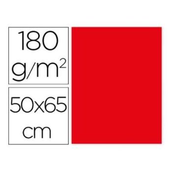 Cartulina Liderpapel 50x65 Cm 180g/m2 Rojo Paquete De 25