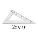 Cartabon Liderpapel 25 Cm Plastico Cristal (pack De 20)