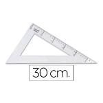 Cartabon Liderpapel 30 Cm Plastico Cristal (pack De 20)