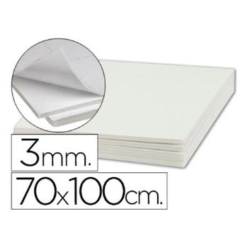 Carton Pluma Liderpapel Adhesivo 1 Cara 70x100 Cm Espesor 3 Mm (pack De 10)