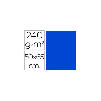 Cartulina Liderpapel 50x65 Cm 240 G/m2 Azul Zafiro 125 Unidades