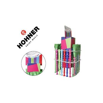 Flauta Hohner Gama Colores Expositor Sobremesa De 36 Unidades Surtidas 6 Por Color 140x140x400 Mm