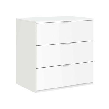 Cajonera K-9463 (L x An x Al: 44 x 50 x 61,4 cm, Blanco, Número de cajones:  4 ud.)