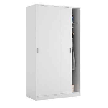 Armario Bajo Auxiliar Tibet Color Blanco Soft 2 Puertas 2 Estantes  Almacenaje Mueble 120x74x33 Cm con Ofertas en Carrefour