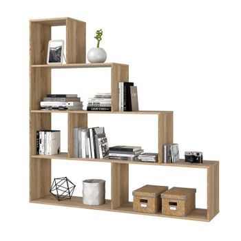 Estantería Martín Librería De Almacenaje De Pared, Color Roble Con 3 Huecos  Y 3 Puertas, 60 (ancho) 29 (profundo) 90 (altura) con Ofertas en Carrefour