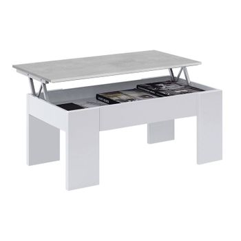 Mesa De Centro Elevable Low Cost 100 X 45–56 X 50 Cm