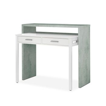 Mesa De Escritorio Extensible Bureau 98,5 X 87,5 X 36–66 Cm