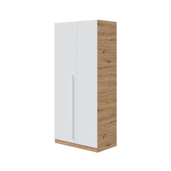 Armario Para Bebé 2 Puertas 4 Cajones Madera Lacada En Blanco Maxx Blanco L  139 X H 191 X P 53 Cm con Ofertas en Carrefour