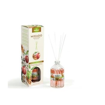 Difusor De Fragancia Con Varillas Mikado Ambientador Manzana Y Canela 100ml