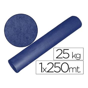 Papel Kraft Azul 1,00 Mt X 250 Mts Especial Para Embalaje