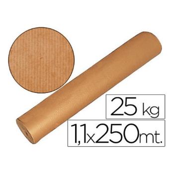 Papel Kraft Marron 1,10 Mt X 250 Mts Especial Para Embalaje