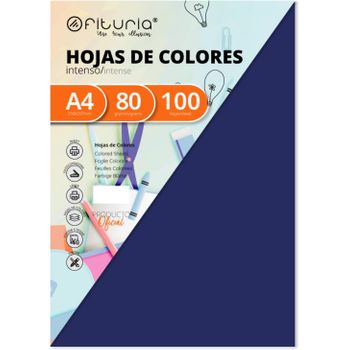 Paquete De Folios A4 De 80 Con 100 Hojas Blancas, Papel Multifuncional Para Uso Escolar Y Entornos Laborales. Ideal Con Impresoras Láser, De Inyección O Fotocopiadoras - Ofituria.