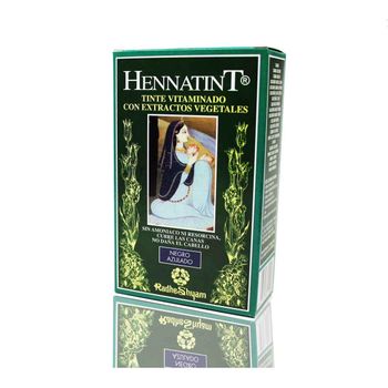 Hennatint Negro Azulado Radhe 120 Ml Radhe