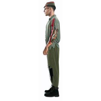 Disfraz de Militar Zombie para hombre