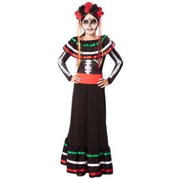 Disfraz De Catrina Frida  Infantil