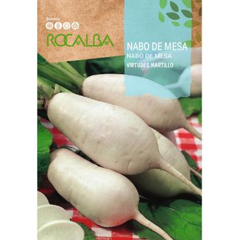 Rocalba Semilla Nabo De Mesa Virtudes (martillo) 100g