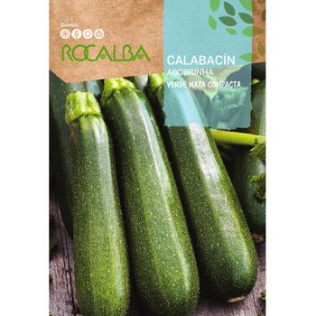 Rocalba Semilla Calabacin Verde Mata Compacta 100g