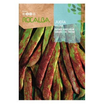 Rocalba Semilla Judia Buenos Aires,vaina Roja,en 100gr