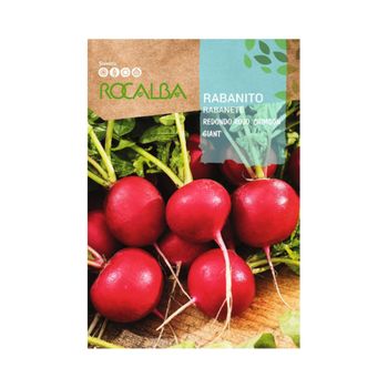 Rocalba Semilla Rabanito Red.rojo"crimson Giant" 100g