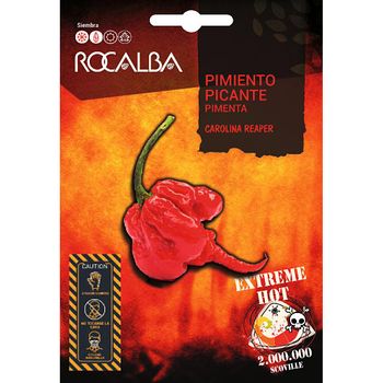 Semillas Pimiento Picante Carolina Reaper Rocalba