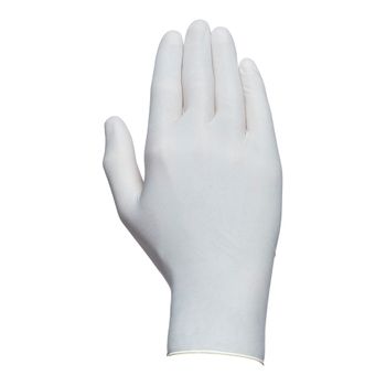 GUANTE DE LATEX BLANCO , LIGERAMENTE EMPOLVADO, BILBAO TALLAS S,M