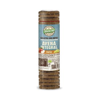 Galletas Copos De Avena Integral Frutas 250g Biocop