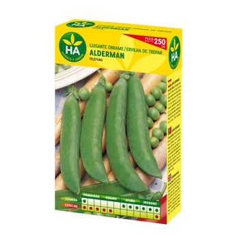 Semillas Guisante Enrame Alderman Caja 250 Gr