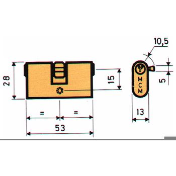 Bombillo Oval Metalicas Niquel - Mcm - Ovn:26-26 - 26,5x26,5..