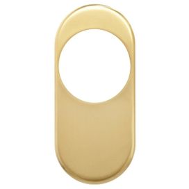 Embellecedor Escudo Seguridad 1850emb-2 Oro Pta.ext. Mcm