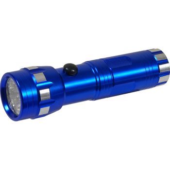 LINTERNA LLAVERO CON MOSQUETON 1 LED. 3xLR44 (PILAS INCLUIDAS) COLORES  SURTIDOS. EDM