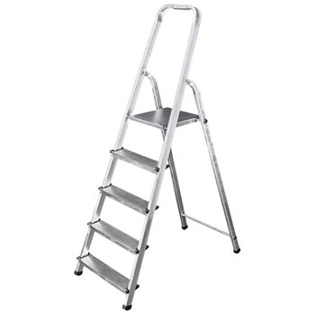 Escalera Doméstica De Aluminio Tijera Un Acceso 4 Peldaños Con Asa Serie  370 con Ofertas en Carrefour