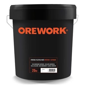 Pintura Plast Orew Mt Int/ext Blanco 20k - Orework