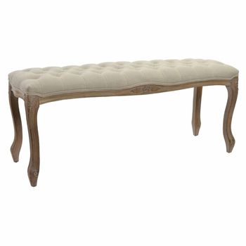 Banqueta Dkd Home Decor Beige (110 X 37 X 48 Cm)